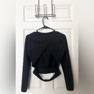 Open Back Long sleeve Shirt